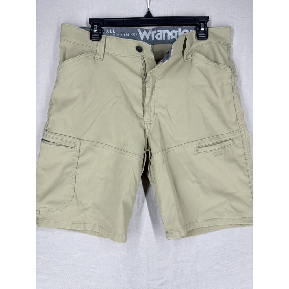 Wrangler All Terrain Gear Shorts Mens Size 34 Outdoor Hiking Nylon Spandex Cargo